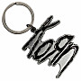 Korn kovová keychain 45x45 mm, Logo Zinc