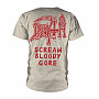 Death t-shirt, Scream Bloody Gore Vintage White, men´s