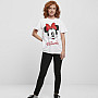 Mickey Mouse t-shirt, Minnie Mouse Girly White, ladies