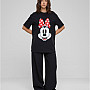 Mickey Mouse t-shirt, Minnie Smiles Ladies Black, ladies