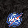 NASA winter beanie cap, NASA Embroidery Logo Black Onesize