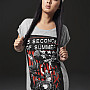 5 Seconds of Summer t-shirt, 5SOS Longprint Girly Grey, ladies