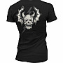 Stranger Things t-shirt, Hellfire Club Skull Girly BP Black, ladies