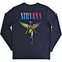 Nirvana t-shirt long rukáv, Angelic Gradient BP Navy Blue, men´s