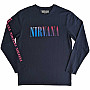 Nirvana t-shirt long rukáv, Angelic Gradient BP Navy Blue, men´s