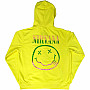 Nirvana mikina, Sorbet Ray Happy Face Zipped BP Neon Yellow, men´s