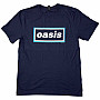 Oasis t-shirt, Maine Road Event Logo BP Navy Blue, men´s