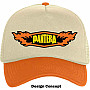 Pantera snapback, Flames Logo Mesh Orange & Sand, unisex