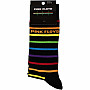 Pink Floyd ponožky, Wide Stripes Black, unisex - velikost 6 až 11 (39 až 45)