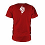 Green Day t-shirt, American Idiot Heart Grenade BP Red, men´s