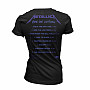Metallica t-shirt, Ride The Lightning Tracpcs BP Black, ladies