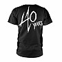 Metallica t-shirt, 40th Anniversary Songs Logo Black, men´s