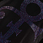 Prince t-shirt, Purple Symbol Diamante Black, ladies