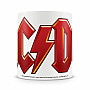 AC/DC ceramics mug 250ml, AC/DC Logo Red