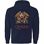 Queen mikina, Classic Crest Navy Zipped, men´s