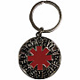 Red Hot Chili Peppers kovová keychain 40 mm, Asterisk Logo Silver