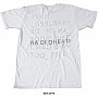 Radiohead t-shirt, Trapped BP Organic White, men´s