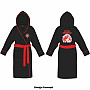 Rod Stewart bathrobe, Cherries Logo Black & Red, unisex