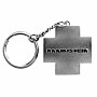 Rammstein 3D kovová keychain 38 x 38 mm, Logo