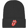 Rolling Stones winter beanie cap, Fang Tongue Black