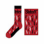 Slipknot ponožky, Tribal S Red, unisex - velikost 7 - 11 (41 - 45)