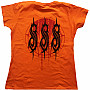 Slipknot t-shirt, Winged Devil Girly BP Orange, ladies