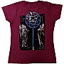 Slipknot t-shirt, Goat Logo Demon Girly BP Maroon Red, ladies