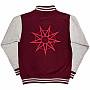 Slipknot jacket, 9 Point Star BP Maroon Red & Grey, men´s