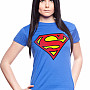 Superman t-shirt, Shield Blue, ladies