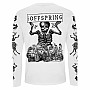 The Offspring t-shirt long rukáv, Skeletons White LS, men´s