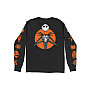 The Nightmare Before Christmas t-shirt long rukáv, Orange BP Black, men´s