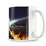 Back to The Future ceramics mug 250 ml, Delorean Fire Tracpcs