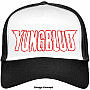 Yungblud snapback, Red Logo Outline Mesh Black, unisex